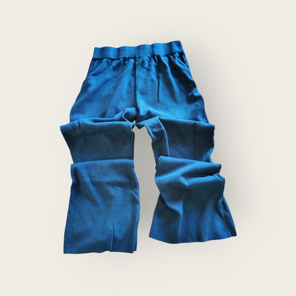 Victor Glemaud Turquoise Flare Pants